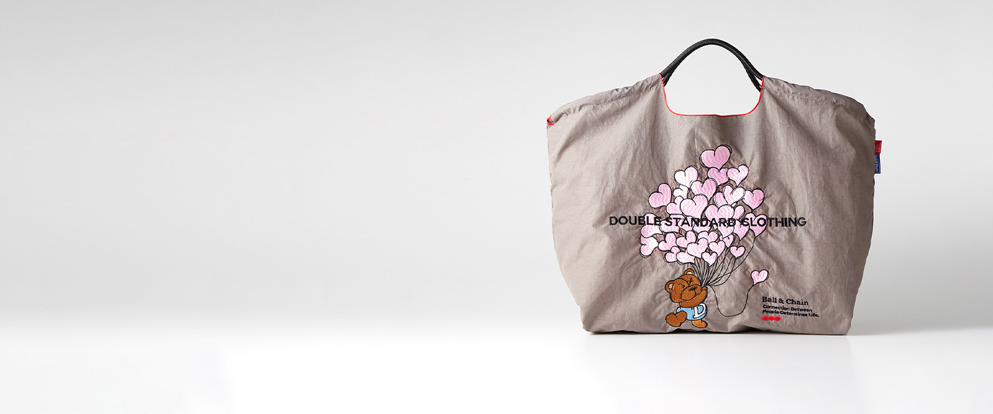 タグなし新品‼️DOUBLB STANDARD CLOTHING くま柄ワンピース｜ワンピース