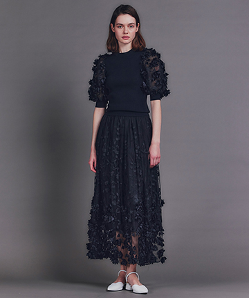 美品　Sov 花柄チュールスカート ダブルスタンダードクロージング Sov. スカート 花柄チュールスカート : ZOZOTOWN Yahoo!店 - 通販