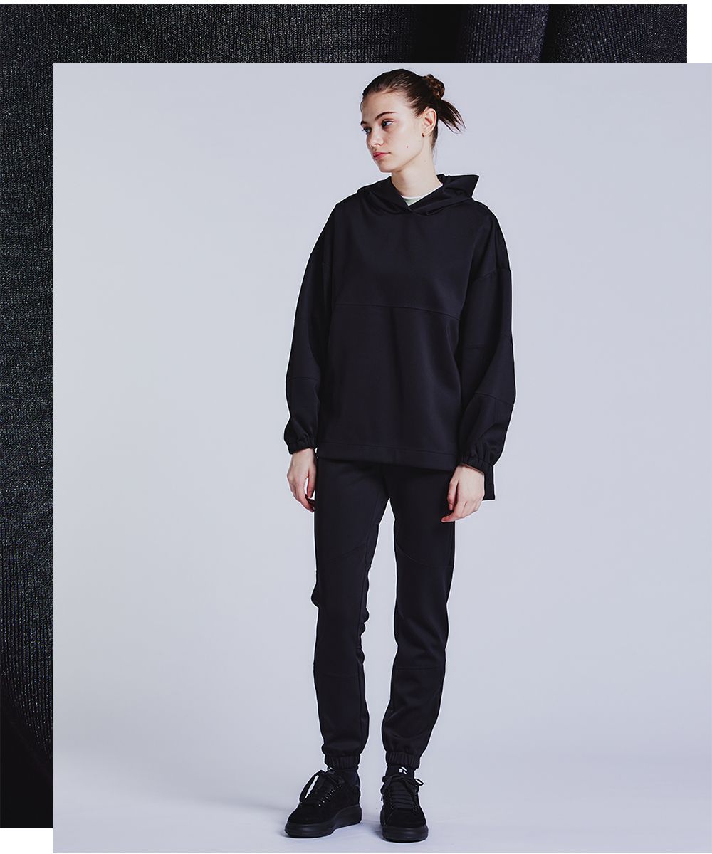 ESSENTIAL / ダンボールビッグシルエットパーカー