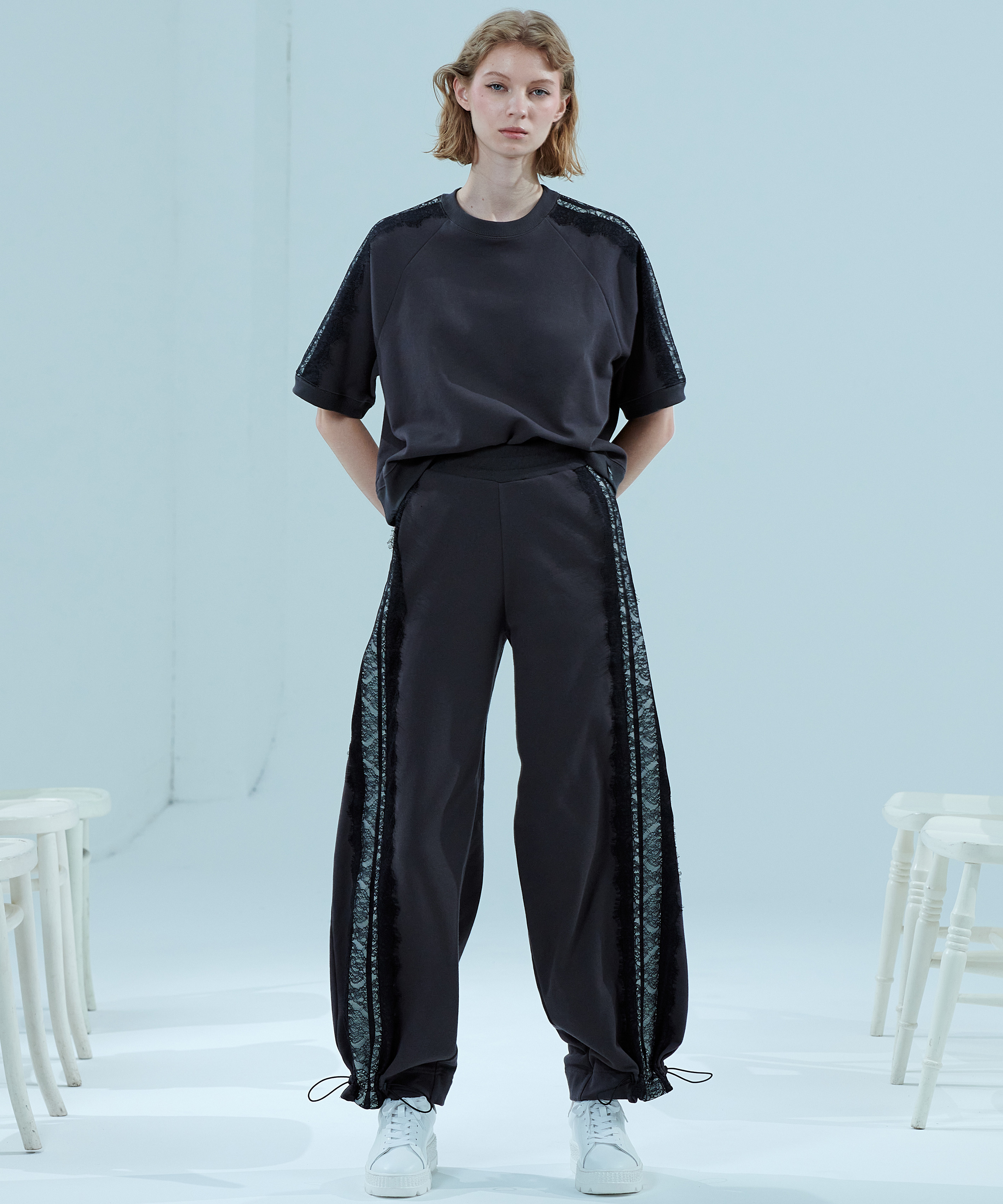 DSC / レース裏毛プルオーバー