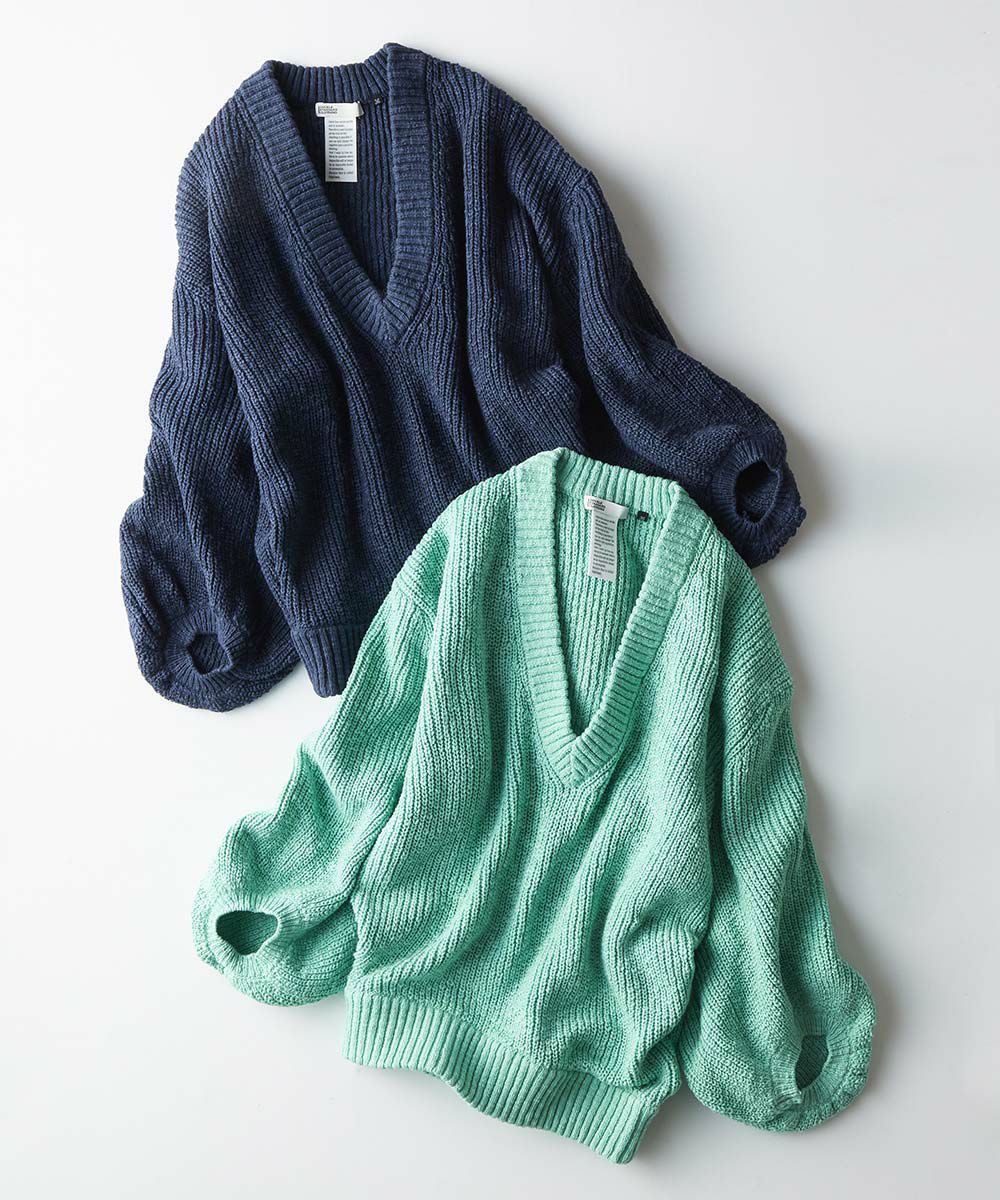 DSC / マンダリンビッグシルエットニット TOPS Night STORE | ダブル 