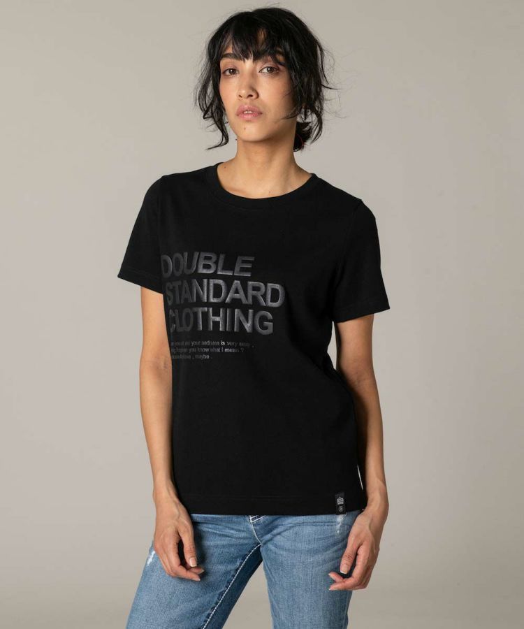 新品タグ付DOUBLE STANDARD CLOTHINGフリルブラックTシャツ 新品タグ付DOUBLE STANDARD CLOTHINGフリルブラックTシャツ 楽天