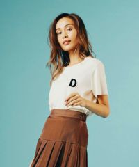 DOUBLE STANDARD CLOTHING - AKKO×ESSENTIAL / ストレッチ　VネックシグネーチャーTシャツ T-SHIRTS COLLECTION | Night STORE | ダブルスタンダード