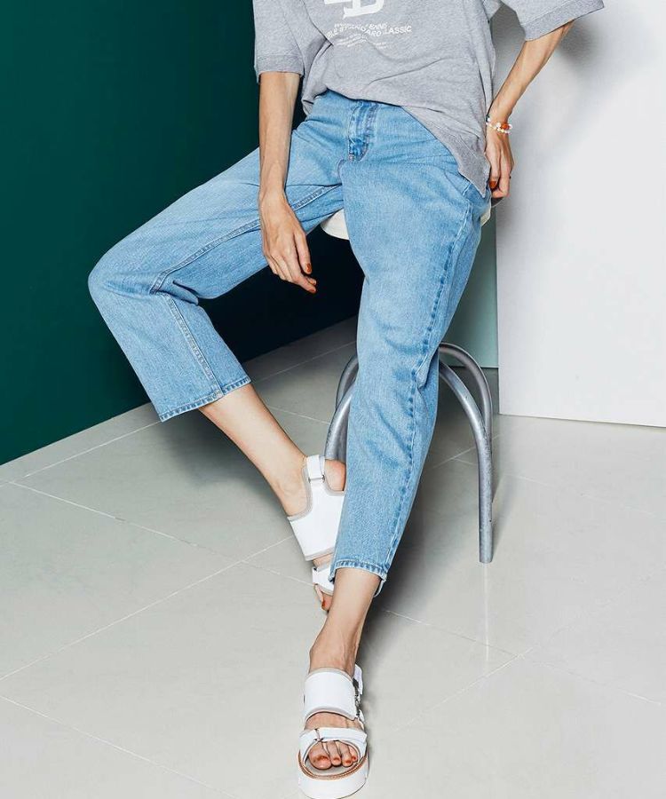 DOUBLE STANDARD CLOTHING スキニーデニム　サイドライト EDWIN ONLINE MALL｜Lee STANDARD WARDROBE LASTIC スキニー