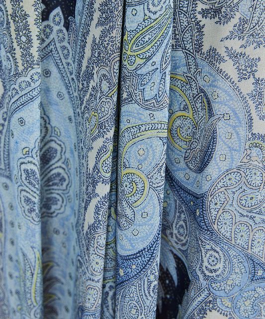 値下げ　Sov. ソブ　ペイズリー刺繍フレアロングスカート GOLDJAPAN（ゴールドジャパン） 大きいサイズ レディース ボトムス