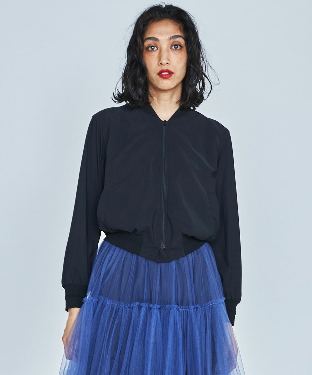 Sov. / バックフリルショートブルゾン OUTERS Night STORE | ダブル 