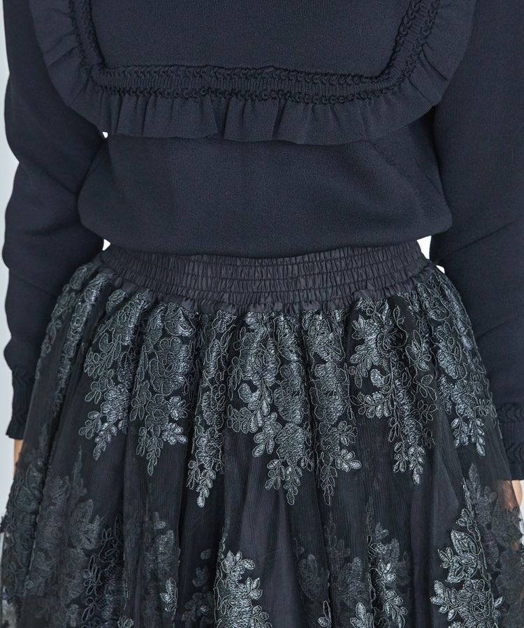 Sov. / ペイズリー刺繍チュールスカート(SALE) BOTTOMS Night STORE ...