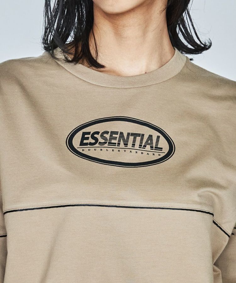 ESSENTIAL / ロゴ入りビッグシルエットロングTシャツ ESSENTIAL Night