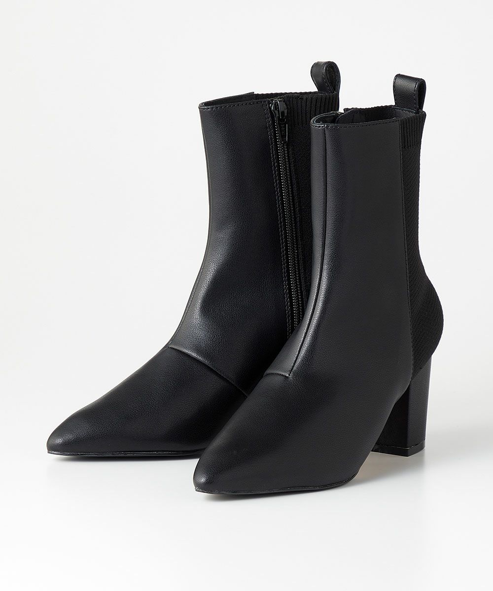 ダブスタ♡ニーハイブーフ！美品！ （DSC / ニットコンビミドルブーツ  