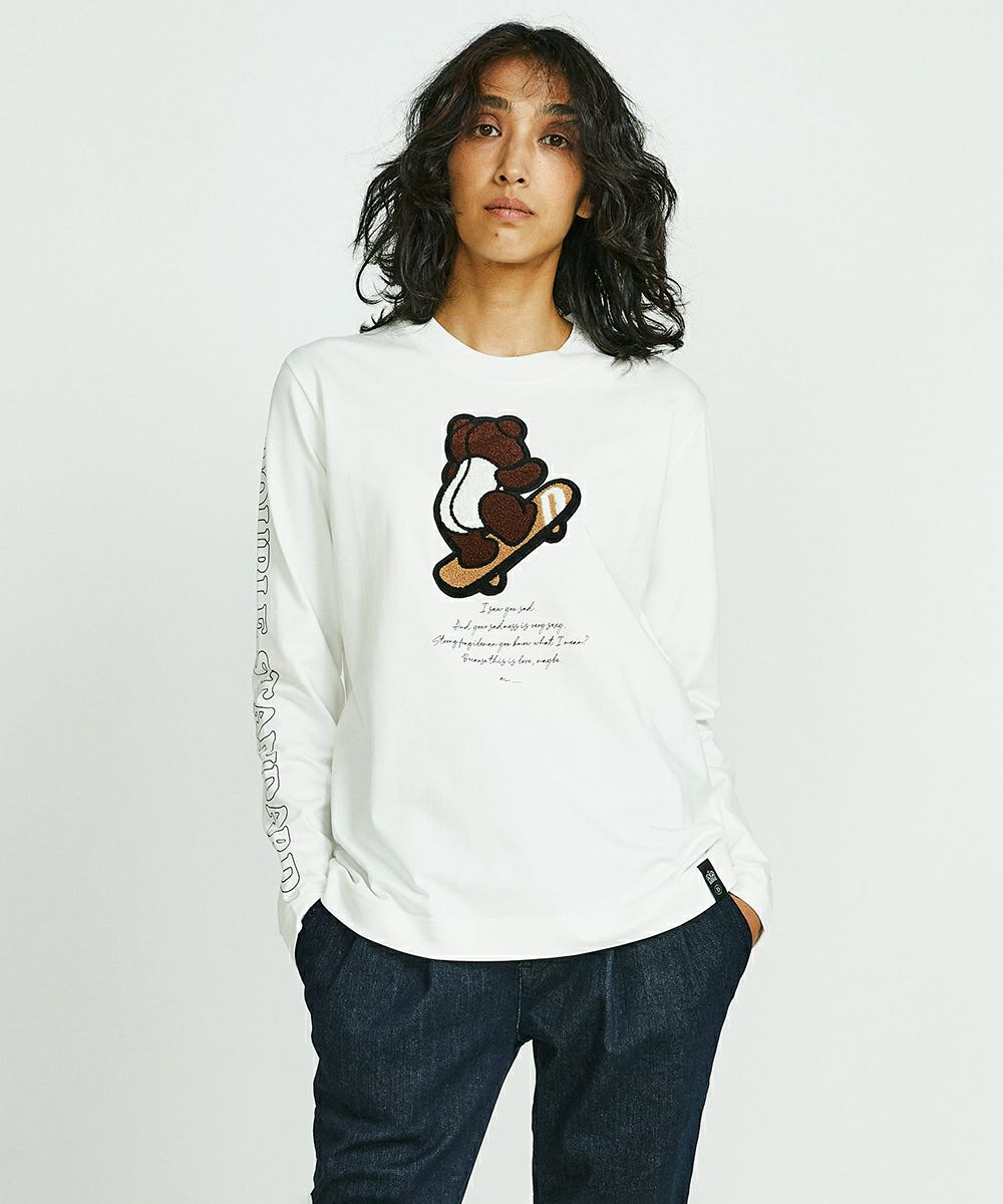 DSC / ベアワッペンロングTシャツ TOPS Night STORE | ダブル  