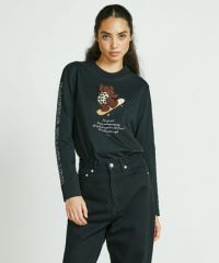 DSC / ベアワッペンロングTシャツ TOPS Night STORE | ダブル