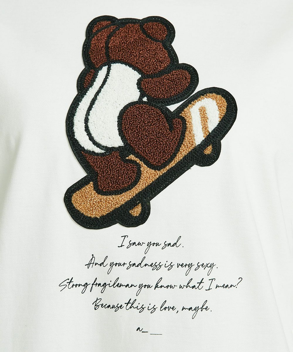 DSC / ベアワッペンロングTシャツ TOPS Night STORE | ダブル  