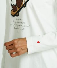 DSC / ベアワッペンロングTシャツ TOPS Night STORE | ダブル