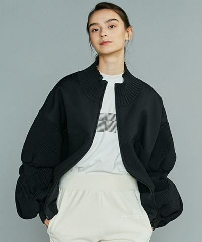 ESSENTIAL / ポイントリブジップアップニット ESSENTIAL Night STORE