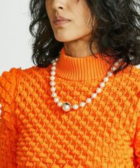 Sov. / 切り替えショルダーデザインニット(SALE) TOPS Night