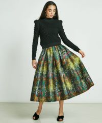 SALE極美品✨SOV. ソブ　切り替えショルダーデザインニット　36 ブラック Sov. / 切り替えショルダーデザインニット(SALE) TOPS Night