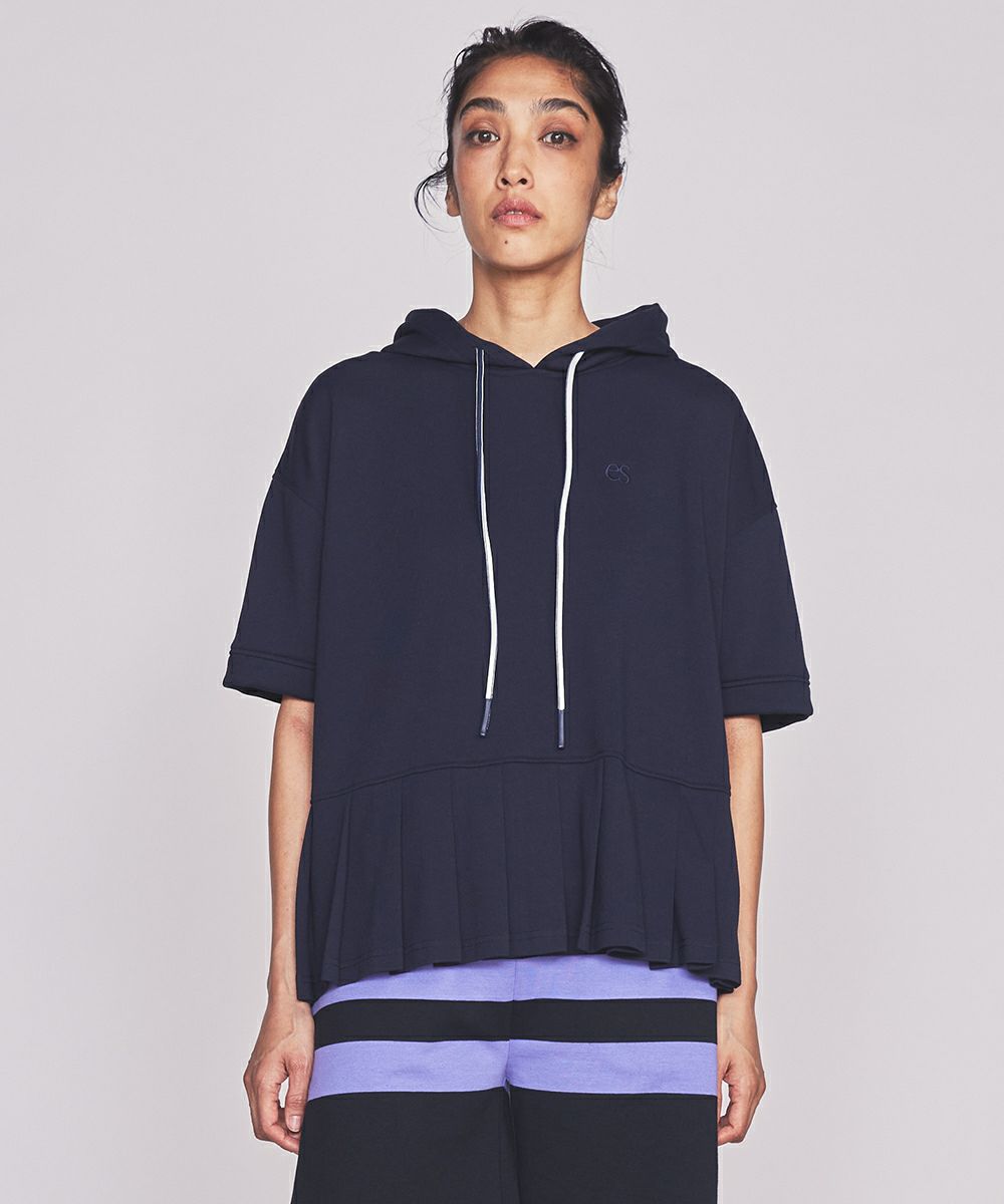 ESSENTIAL / 裏毛プリーツプフーディー ESSENTIAL Night STORE 