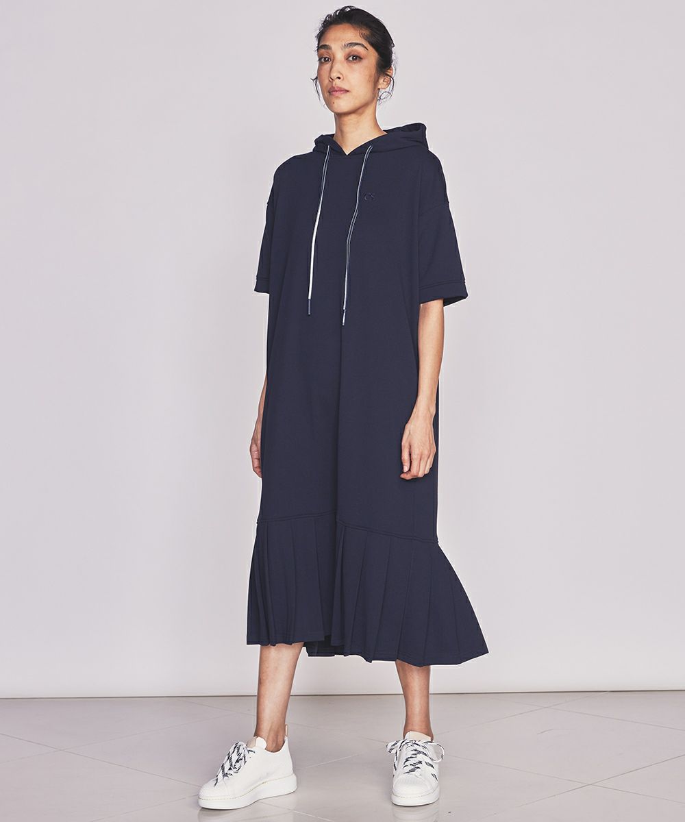 ESSENTIAL / 裏毛プリーツワンピース ESSENTIAL Night STORE | ダブル  