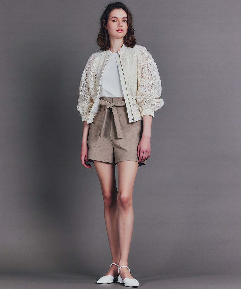 Sov. / リーフレースブルゾン OUTERS Night STORE | ダブル  