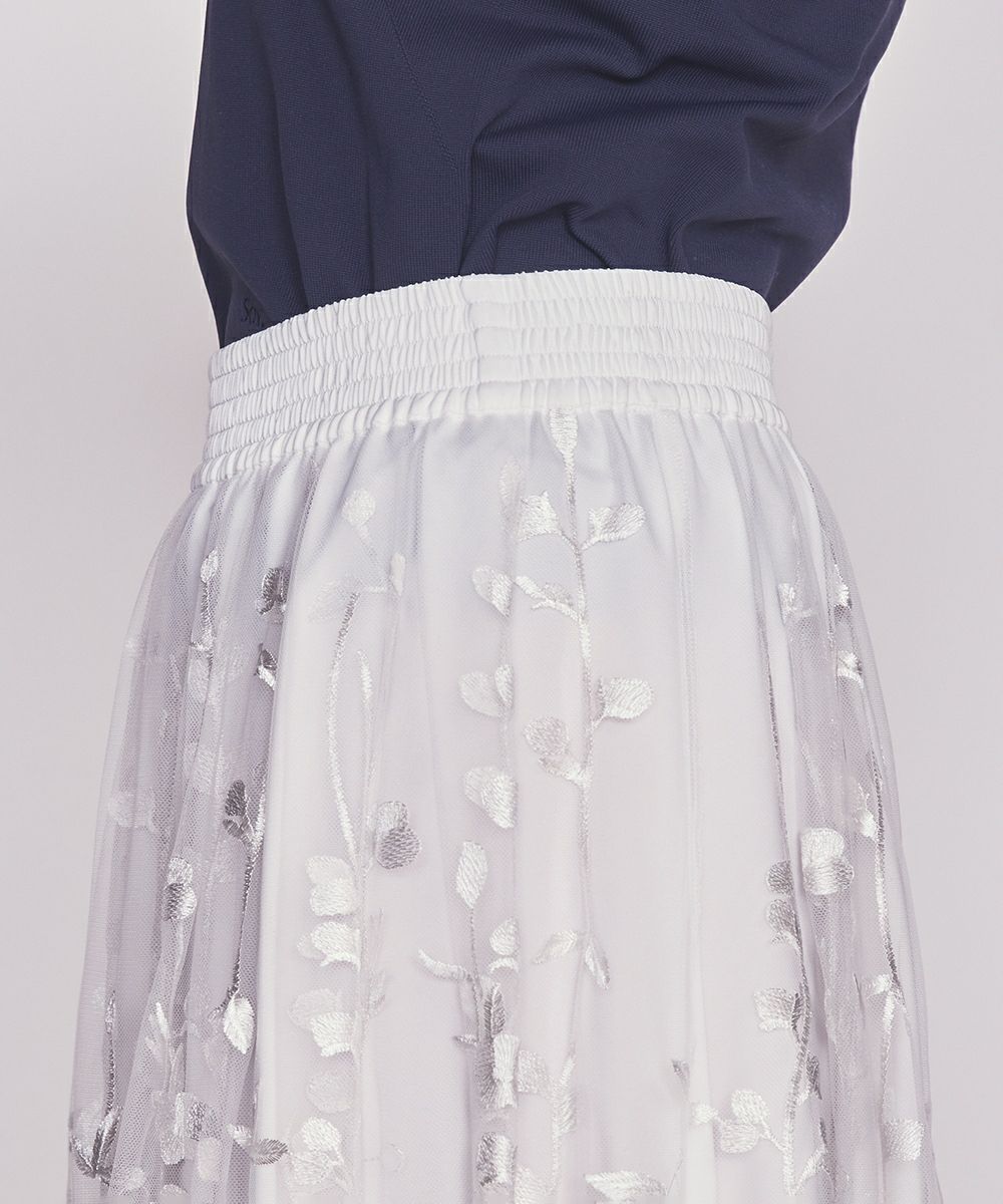 Sov. / 花柄チュールスカート BOTTOMS Night STORE | ダブル  