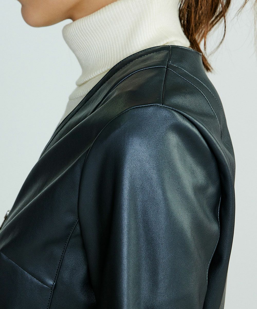 Sov. / フェイクレザージャケット OUTERS Night STORE | ダブル  