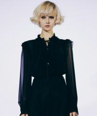 Sov. / ギャザーフリルデザインブラウス TOPS Night STORE