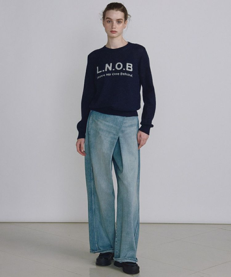 oslow トップス OSLOW / L.N.O.B ロゴニットトップス(SALE) OSLOW Night STORE