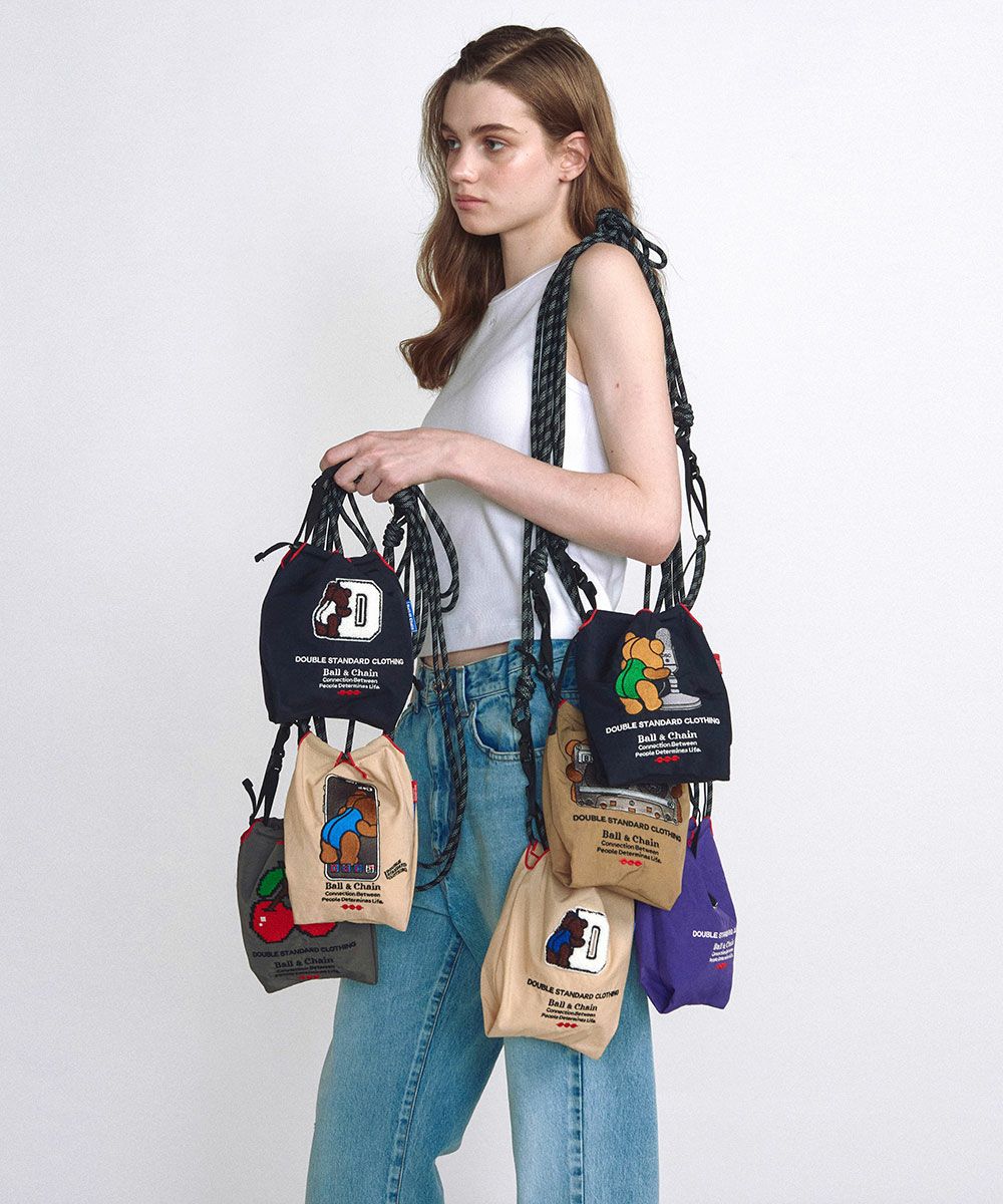 Ball&Chain / Dロゴベアショルダーバッグ Ball & Chain Night STORE  