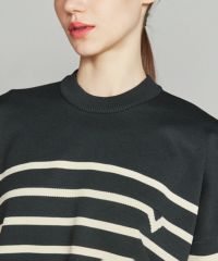 DSC / ボーダーインターシャプルオーバー TOPS Night STORE | ダブル