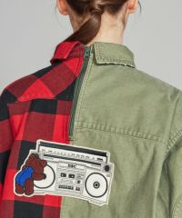 ダブルスタンダードクロージング ギンガムチェック シャツ DSC/ オリジナルドッキングシャツ TOPS Night STORE | ダブル