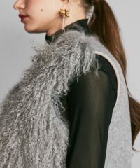 Sov. / チベットラムファーベスト(SALE) ブルゾン・ジャケット Night