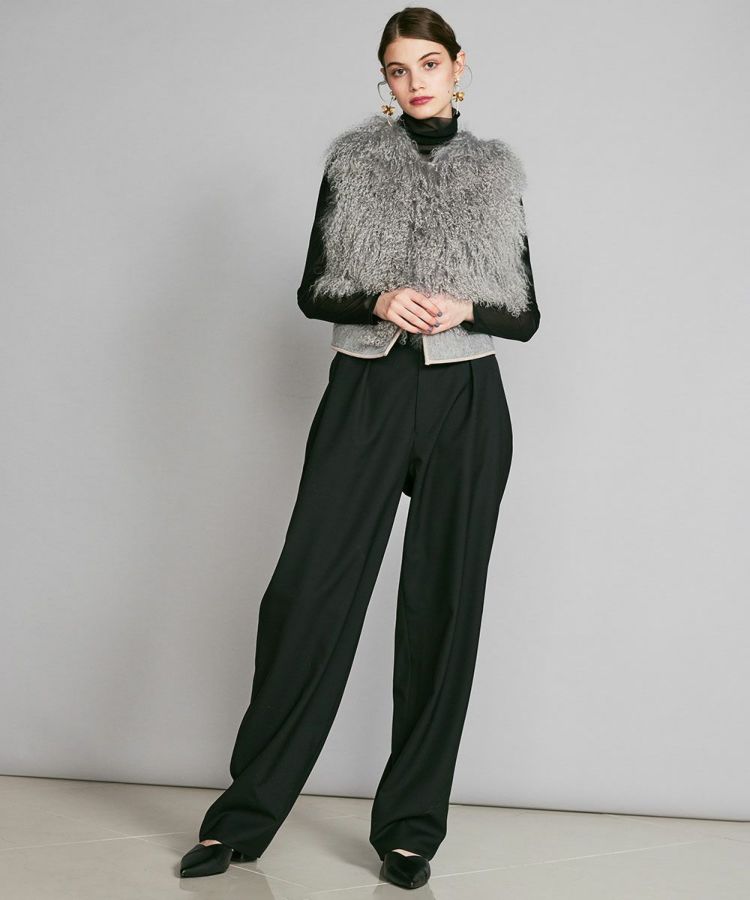 Sov. / チベットラムファーベスト(SALE) ブルゾン・ジャケット Night