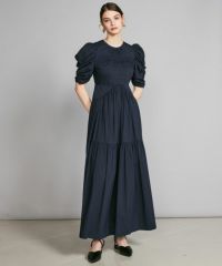 Sov. / パフスリーブロングワンピース(SALE) ドレス・ワンピース Night