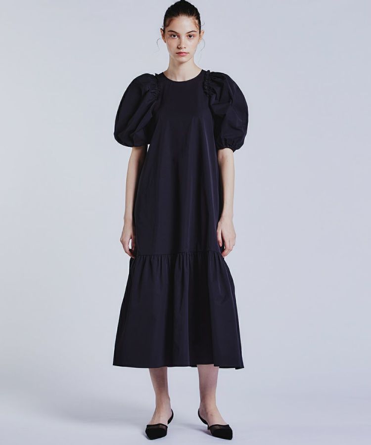 ダブルスタンダードクロージング　ボリュームスリーブミニ丈ワンピース DSC / ボリュームスリーブワンピース(SALE) DRESS Night STORE