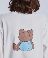 DSC / ベアプリントフライスTシャツ TOPS Night STORE | ダブル