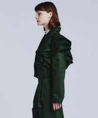 23AW定価5万 フリルアシンメトリージャケット ダブルスタンダードクロージング 23AW定価5万 フリルアシンメトリージャケット ダブルスタンダード