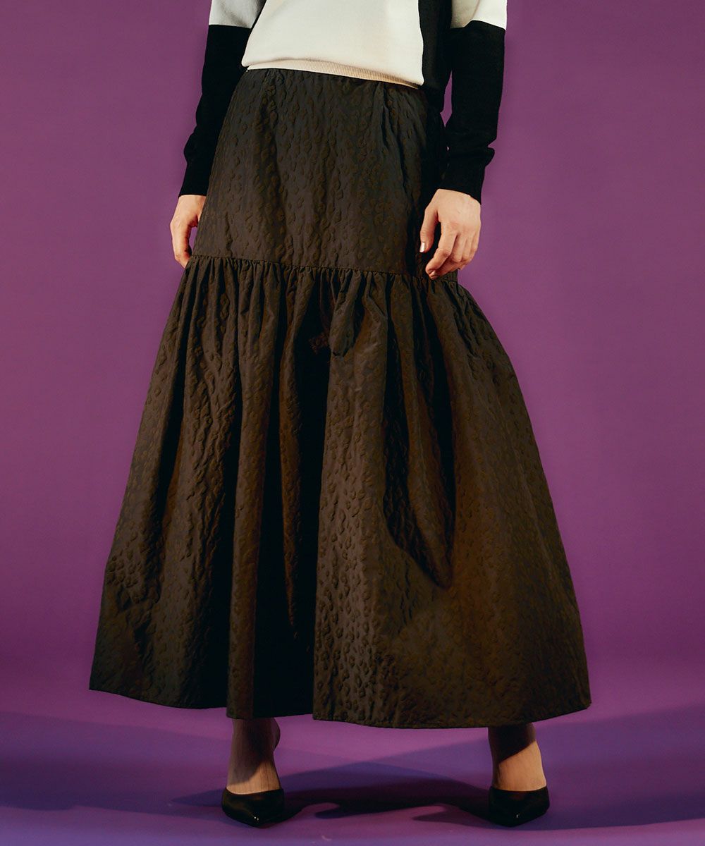 Sov. / レオパードフレアスカート (SALE) BOTTOMS Night STORE  