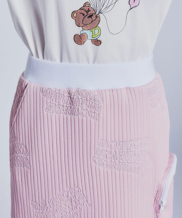 DSC / キルティングジャガードミニスカート (SALE) BOTTOMS
