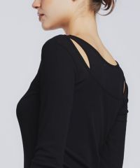 ESSENTIAL / カットアウトリブトップス(SALE) ESSENTIAL Night