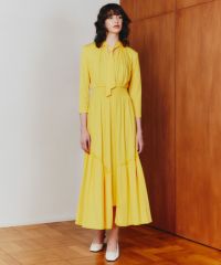 CORCOVADO ポリエステルシフォンボウタイワンピース コルコバード ワンピース CORCOVADO POLYESTER CHIFFON ボウタイ