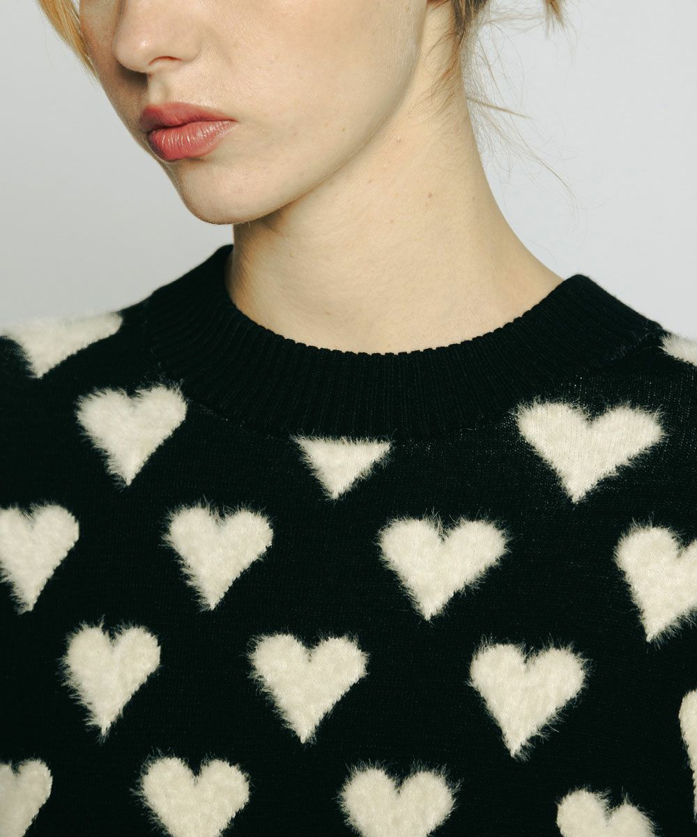 DSC / シャギーモールハートプルオーバー（WEB限定） TOPS Night STORE 