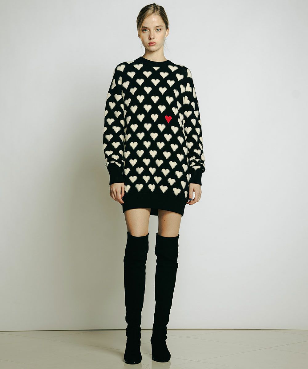 DSC / シャギーモールハートプルオーバー（WEB限定） TOPS Night STORE 