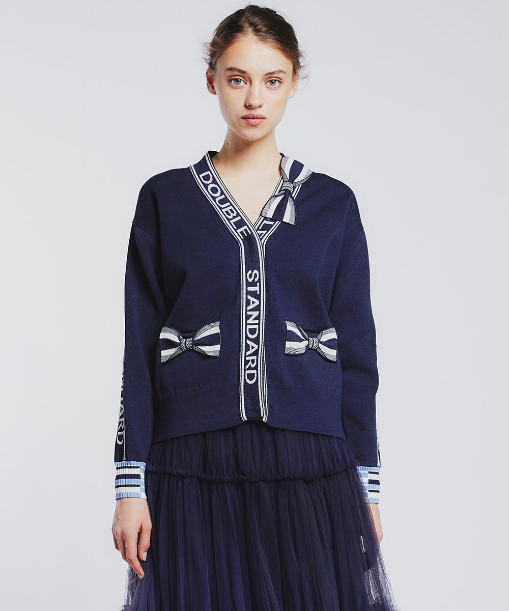 DSC / オリジナルロゴリボンニットカーディガン (SALE) TOPS Night 