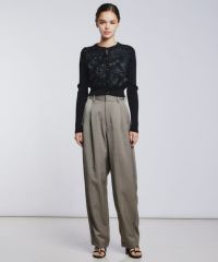Sov. / フラワーレースニットカーディガン TOPS Night STORE