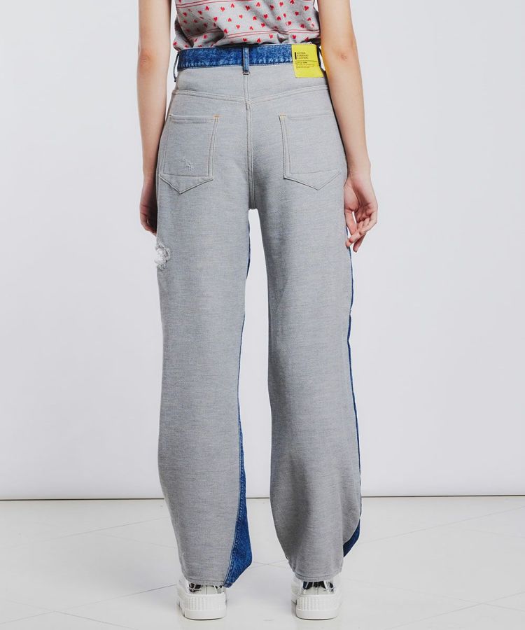 DSC / ニットドッキングデニムパンツ BOTTOMS Night STORE