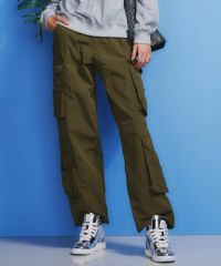 DSC / タフタワイドカーゴパンツ BOTTOMS Night STORE | ダブル 