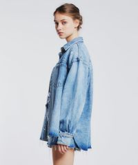 DOUBLE STANDARD CLOTHING ブラウス シャツ ビッグデニムシャツ