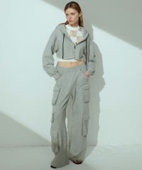 【新品】24AW エッセンシャル ダブルスタンダード クロージング プルオーバー ESSENTIAL / コルセット風ギャザープルオーバー(SALE) ESSENTIAL