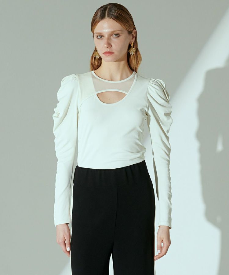 ESSENTIAL / ストレッチデザイントップス(SALE) ESSENTIAL Night ESSENTIAL / ストレッチデザイントップス(SALE) ESSENTIAL Night