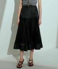 ESSENTIAL / メッシュプリーツスカート(SALE) ESSENTIAL Night